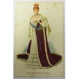 Royalty/Advertising - The Princess of Wales - Victoria Mary of Teck, Crown portrait by Milkmaid