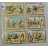 Liebig 1903 Cavalry set 6 s 0724-set of the Ethnic collector.