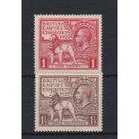 Great Britain 1924 Wembley set (2) unmounted mint, SG 430/1 Catalogue £80