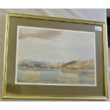 Print - Windermere Langdale Pikes From Lonwood by W.Cooper.