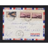 French Colonies New Caledonia 1958 Airmail Env Canala to Salon (B.d.R.)