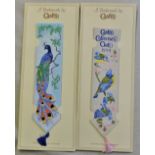 Cash's Woven Silk Bookmarks-two beautiful bird bookmarks in immaculate condition