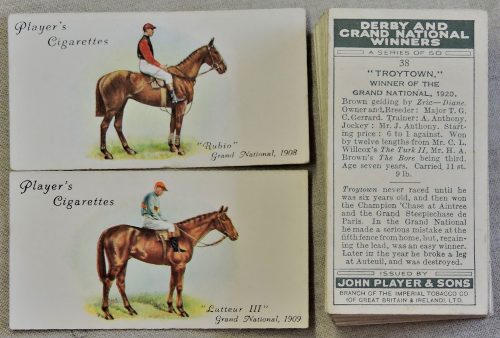Players Derby and Grand National Winner, 1933 Set, 50/50, EX
