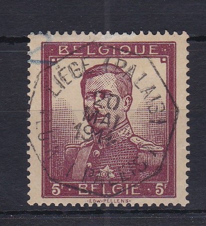 Belgium 1912 SG 143 used, Cat value £23, no attached tablet