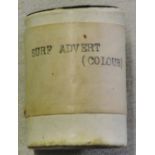 Vintage Film ' Surf Advertisement' in original film canister