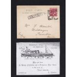 Great Britain/Shipping/Paquebot 1903 Orient-Pacific Line RMS Ortona Christmas Card used with Large