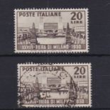 Italy 1951 29th Milan Fair SG 783, mint and used