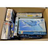 Aviation Models - boxed includes: Airfix, Revell (Viking), Hasegawa, Italeri, (10) Some larger