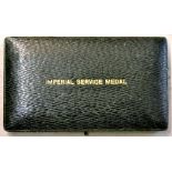 Imperial Service Medal Star Shaped Case, official case of issue.