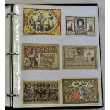 German Notgeld Collection Including Laffan, Huma, Goch, Glashutte, Gera, Goldta, Goldap, allstedt,