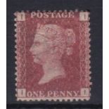 Great Britain - 1858-79 1d Rose-Red SG43, Plate 214. Mounted mint, slightly off-centre. SG Cat £70.