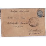 Russia 1889 Pre Paid 10K postage envelope Michel Type U34 addressed to Silesia cancelled 13/5/1903