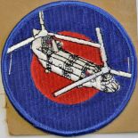 R.A.F. Helicopter Support Cloth Patch