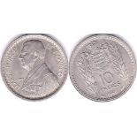 Monaco 1946A 10 Francs, KM 123, AUNC