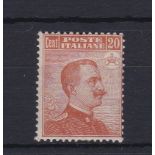 Italy 1916-Definitive (SG101) mint cat value £65