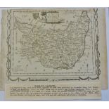 Antique Maps - 1769 map from New British Traveller(1784)embellished surrounds, published by