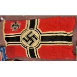 German WWII Pattern Warflag stamped Kiel 1942, 85x150. See terms and conditions.