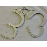 American 1970-80's Handcuffs, 'Made in U.S.A. Smith and Wesson', in good working order with the