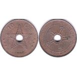 Belgian Congo 1888 10 Cents, KM 4, AUNC