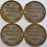 Railway Plates-Shildon 6003, 1234-1983, original, cast iron
