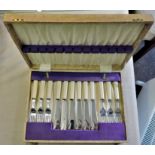 Fish Set-in original box of knives and forks, there was other cutlery inside, missing, but the