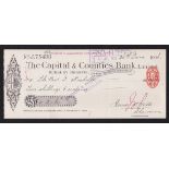 Capital & Counties Bank Limited Sudbury (Late Messrs Oakes Bevan Tollemache & Co) Used order RO 7-