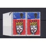 Great Britain 1966 Christmas 3d, Missing 'T', SG 713c, u/m Mint