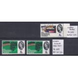 Great Britain Errors and Varieties 1964 Geographical Congress 4d, variety cream paper, SG 652 u/m