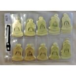 Bells Scotch Whisky Other Famous Bells (Shaped) 1975 Set, 42/42, EX