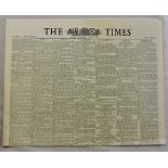 The Times, London Wednesday June 3 1953. The Royal Edition. No. 52,638. The Queens Coronation. Queen
