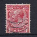 Great Britain 1913 1d Royal Cypher, fine used scarce, SG 398 Catalogue £225