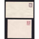 New Zealand 1898 Pictorial 1/2d and 2d stationery envelopes, mint condition unused.
