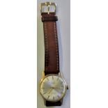 Gold Wrist Watch (9ct) Cased. London 1972 with date, Serial No. 02180, maker D.S. & S. A