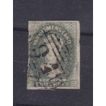 Australia (Tasmania) 1857-67-Two pence, Slate-Green numeral "94", good margins (SG34)