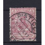 Italy 1910(SG83) used National Plebiscite cat value £160