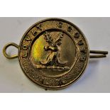 Lovat Scouts Imperial Yeomanry Shoulder badge (Brass, lugs) a scarce badge.