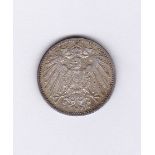 Germany (Empire) 1892 F, Mark GEF/AUNC KM14, low mintage