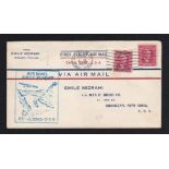 Canal Zone 1929 (Feb 10) First Flight Airmail Cover to USA