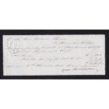 1824 Receipt from Dr the Rev's William Shane to Marschal College for a years fees £2-3-5