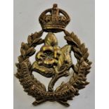 The Queen's Own Worcestershire Hussars (Yeomanry) cap badge (Bi-metal, lugs) K&K: 1458