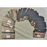 Great Britain Collection - 1858/79 1d Red Plates on cards. 50 Stockcards containing 1900-2000 stamps