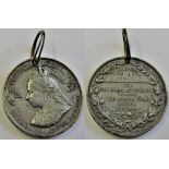 1887 - 1897 the Queen Victoria Medal, School Board For London For Year Ended AD 1900 - W/M for