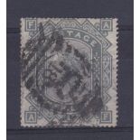 Great Britain - 1867 10/- Greenish-Grey SG128, SG Cat £2,800. G.U. sound affordable example. Some