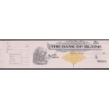 Bank of Blaine, Blain Wash: Mint order with c/f 190- Black on pink. Rev. Type X Liberty R4+X6 V-