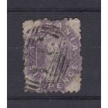 Australia (Tasmania) 1863-71-Sixpence perf 10,violet, fine used, some perf faults, scarce.