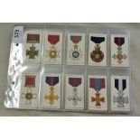 Players War Decorations and Medals 1927 set, 90/90, EX