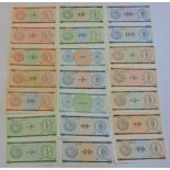 Cuba 1985 FX Series, A,B,C,D, (21) UNC