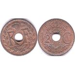 French Indo-China 1939 Half Cent, KM 20, GEF, much lustre