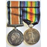 British WWI Pair to 800266 Pte. J. F. Wellish, Royal Fusiliers. Nice pair.