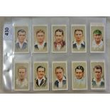 Players 1934 Cricketers, 1934 Set, 50/50, VG++/EX